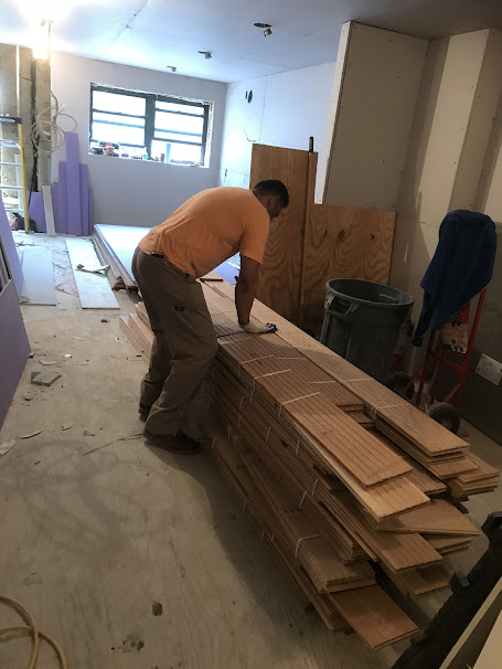 sub floors & wood flooring planks