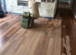 Wood floor refinishing