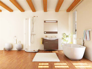 bamboo bathroom flooring
