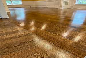 medium stain wood floor
